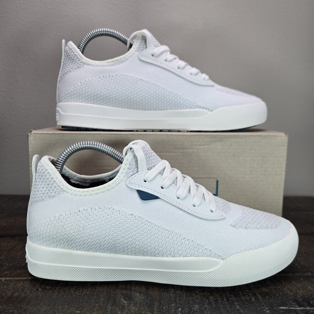 Vessi Weekend Sneaker Womens Size 6 Waterproof Shoes Marble White - Picture 1 of 12
